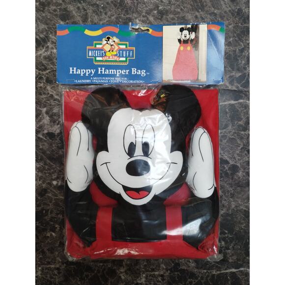 Happy Hamper Bag Mickey's Stuff for Kids Disney Laundry Toys Decoration Pajamas - Picture 1 of 6